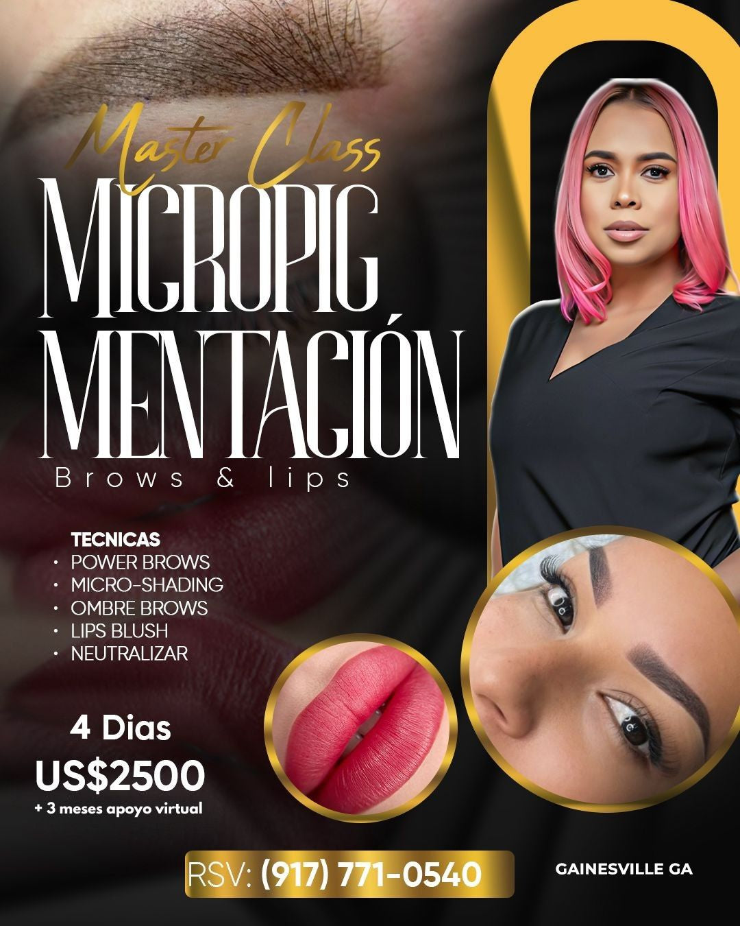 COMBO: Ombré Brows + Full Lips Master Class